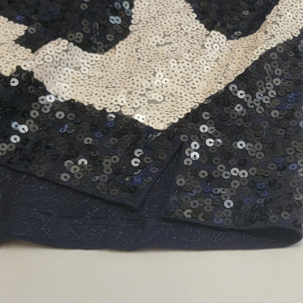 J. Crew Sequin Anchor Nautical Racerback Tank Top - Picture 11 of 14